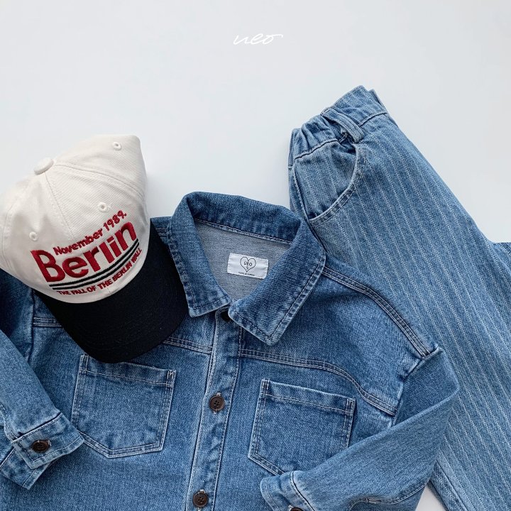 U Eo - Korean Children Fashion - #littlefashionista - Wild Denim Shacket - 11
