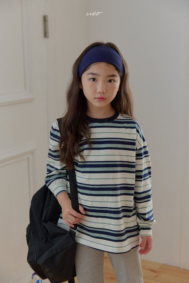 U Eo - Korean Children Fashion - #magicofchildhood - Mocha Mousse Stripe Tee - 7