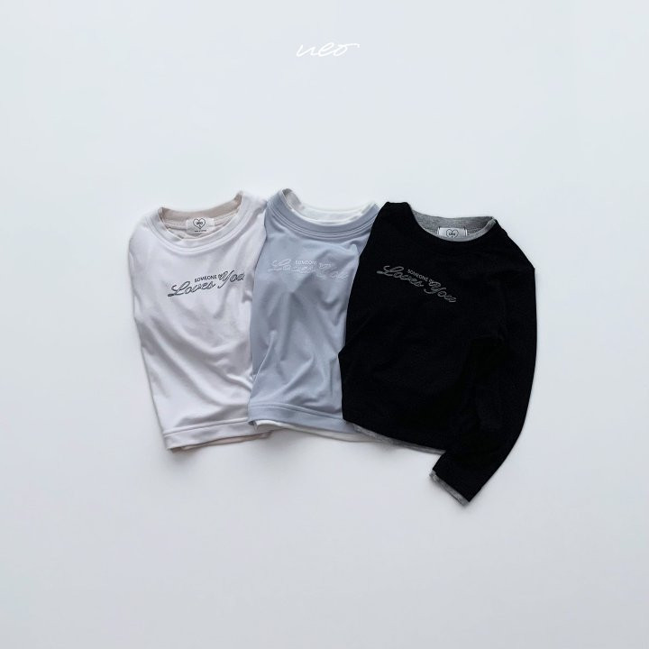 U Eo - Korean Children Fashion - #magicofchildhood - Love You Layered Tee
