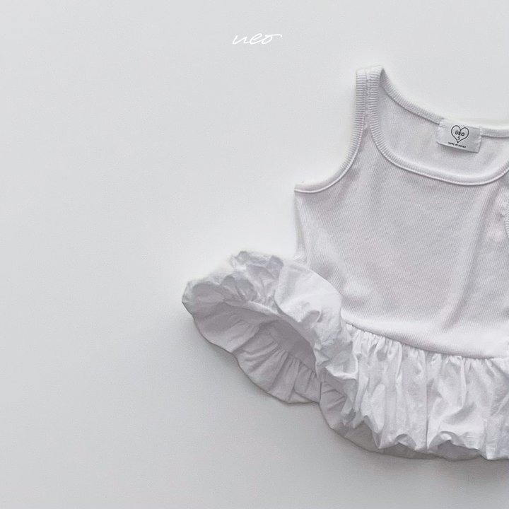 U Eo - Korean Children Fashion - #littlefashionista - Balloon Ribbed Sleeveless - 4