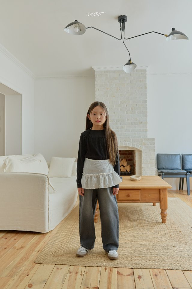 U Eo - Korean Children Fashion - #minifashionista - Slouchy Denim Pants - 11