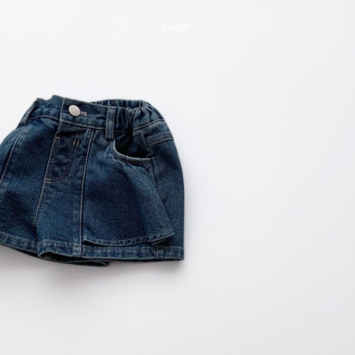 U Eo - Korean Children Fashion - #magicofchildhood - Petit Culotte Denim Pants - 4