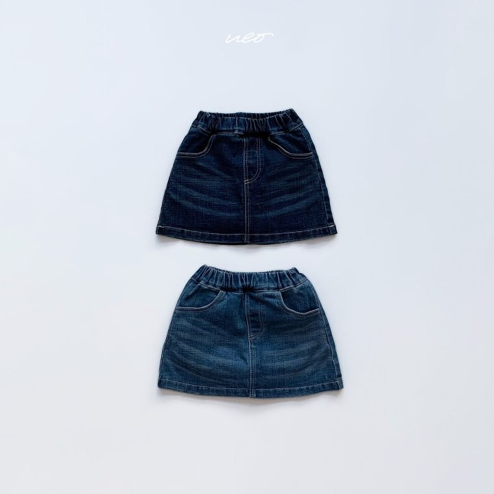 U Eo - Korean Children Fashion - #minifashionista - Micro Denim Skirt