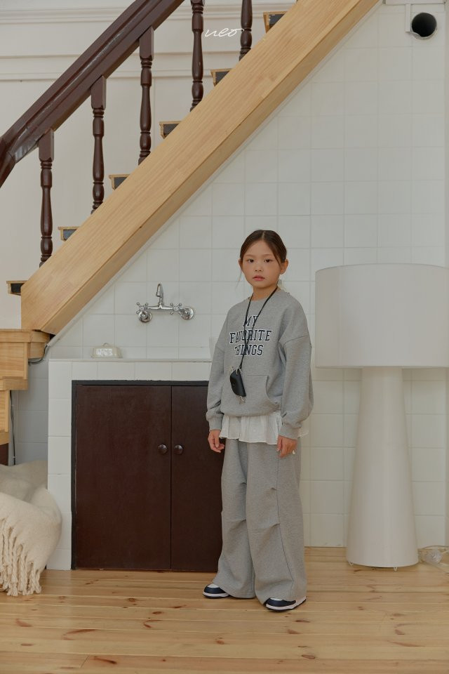 U Eo - Korean Children Fashion - #minifashionista - Hawaii Pintuck Wide Pants - 8