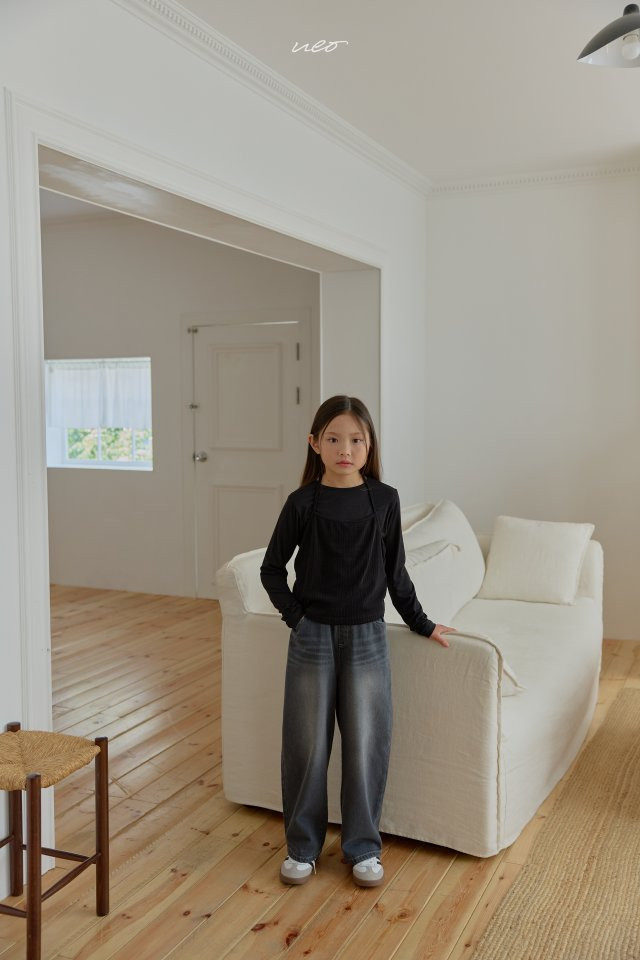 U Eo - Korean Children Fashion - #prettylittlegirls - Slouchy Denim Pants - 12