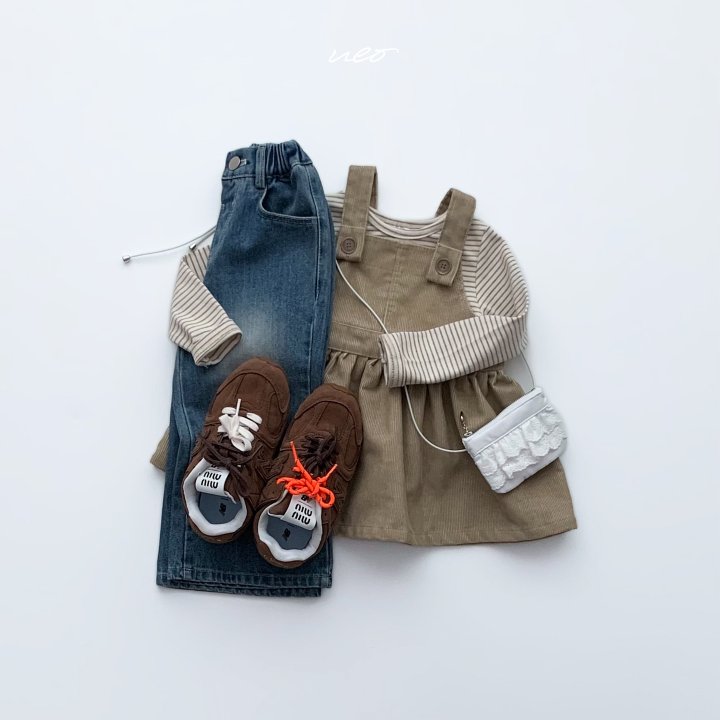 U Eo - Korean Children Fashion - #prettylittlegirls - Butter Bootcut Denim Pants - 6