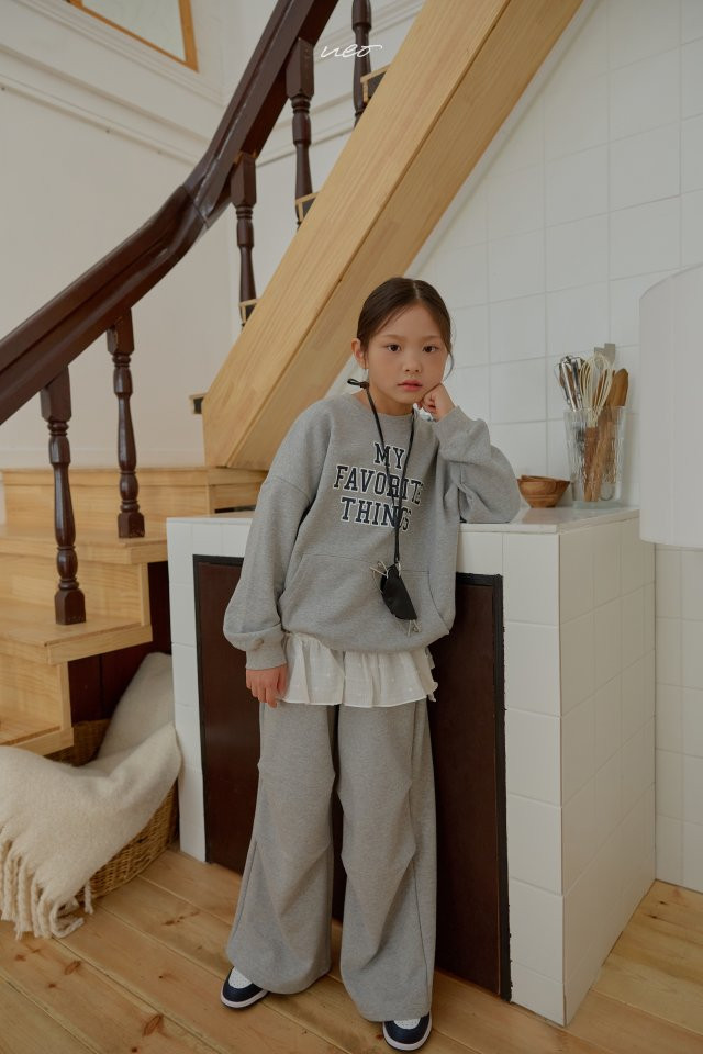 U Eo - Korean Children Fashion - #prettylittlegirls - Hawaii Pintuck Wide Pants - 9