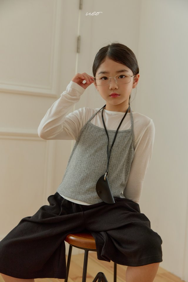 U Eo - Korean Children Fashion - #prettylittlegirls - Halter Neck Sleeveless Set - 7