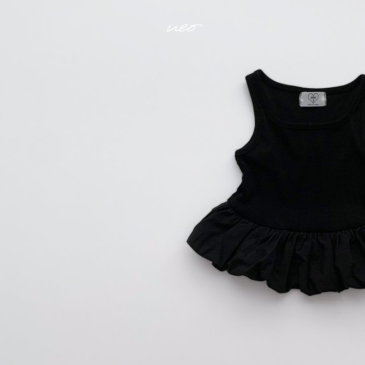 U Eo - Korean Children Fashion - #prettylittlegirls - Balloon Ribbed Sleeveless - 6