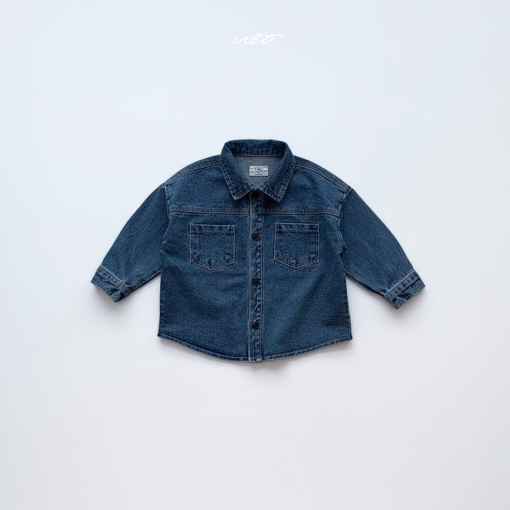 U Eo - Korean Children Fashion - #stylishchildhood - Wild Denim Shacket