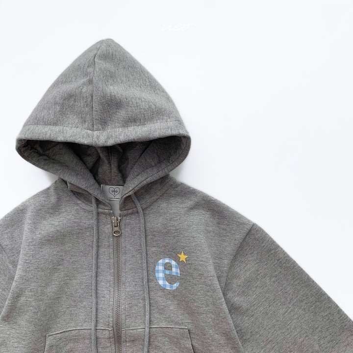 U Eo - Korean Children Fashion - #toddlerclothing - E-Star Hoodie Zip-Up - 4