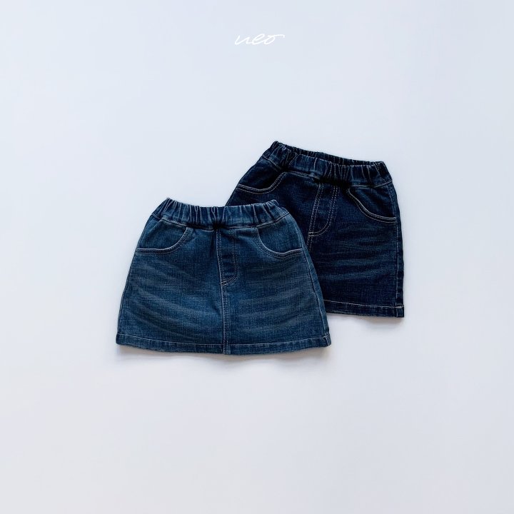 U Eo - Korean Children Fashion - #todddlerfashion - Micro Denim Skirt - 3