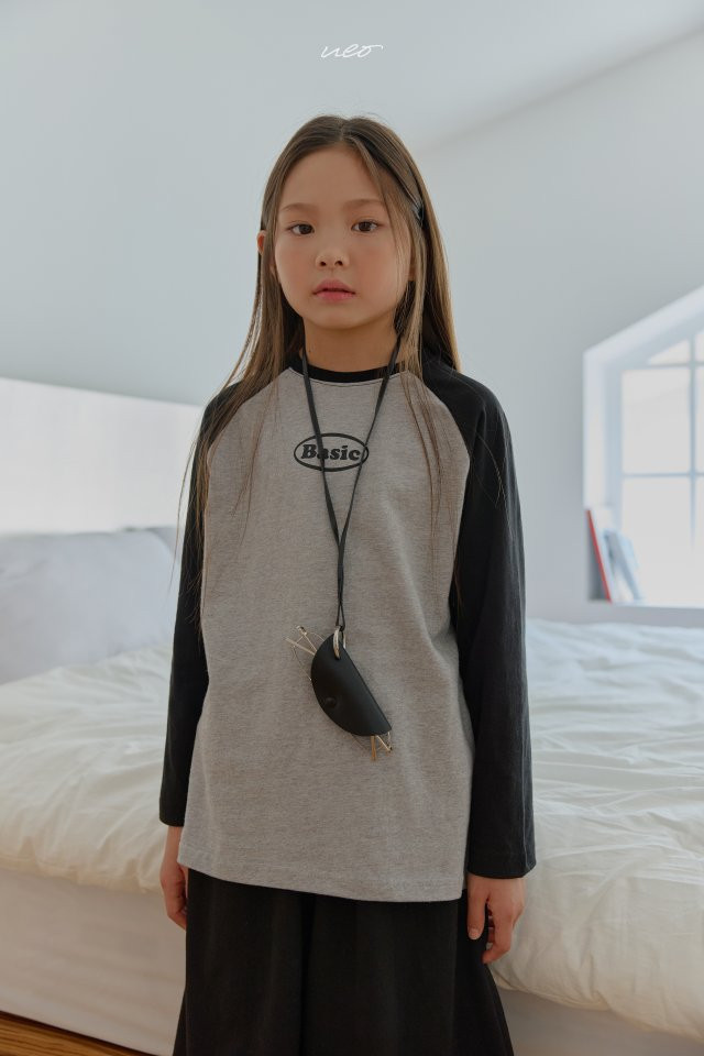 U Eo - Korean Children Fashion - #toddlerclothing - Basic Raglan Boxy Tee - 9