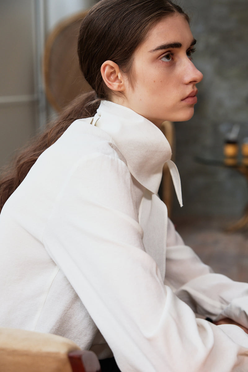 Understanding - Korean Women Fashion - #momslook - High Scarf Blouse - 5