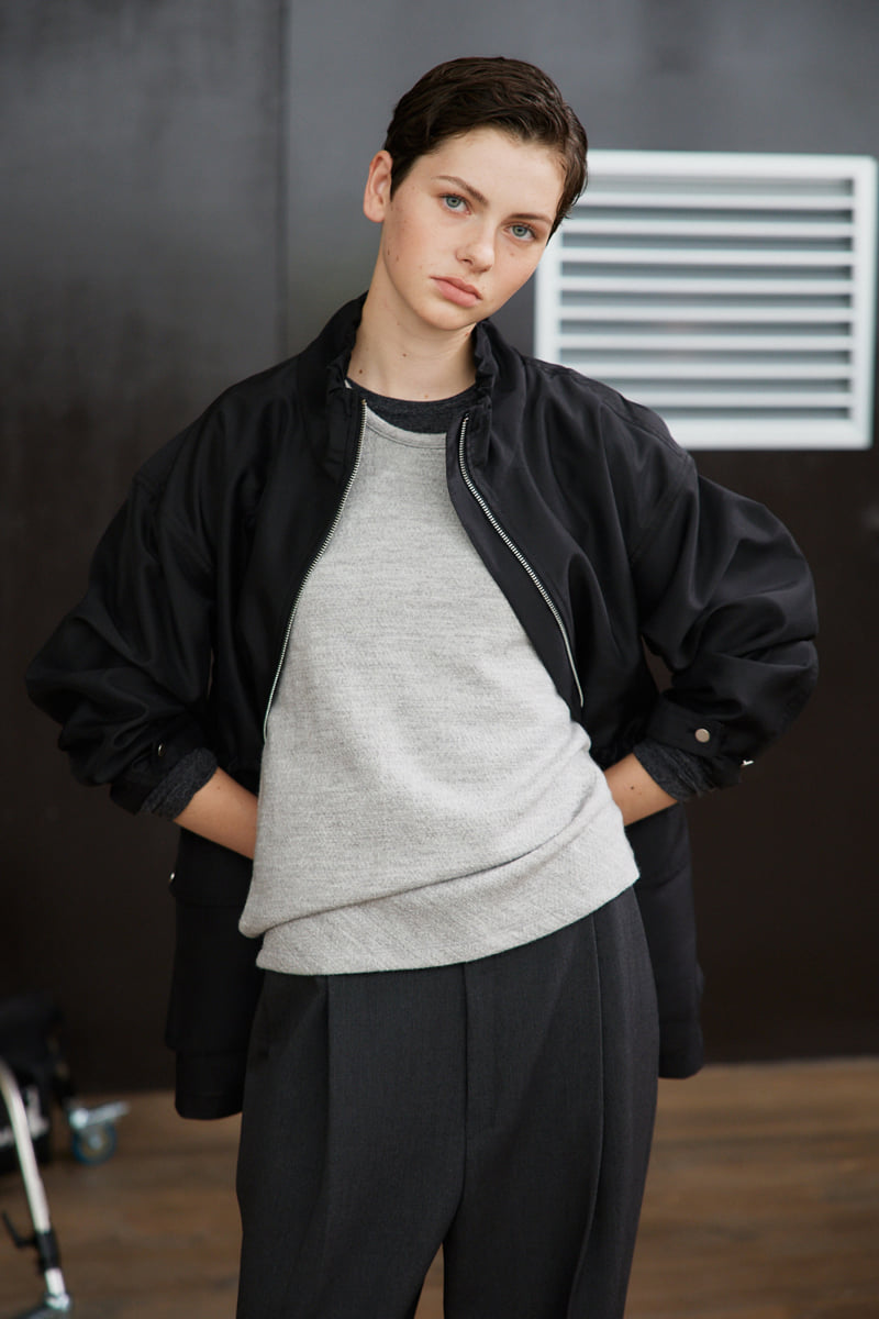 Understanding - Korean Women Fashion - #momslook - See Through Half Jumper - 3