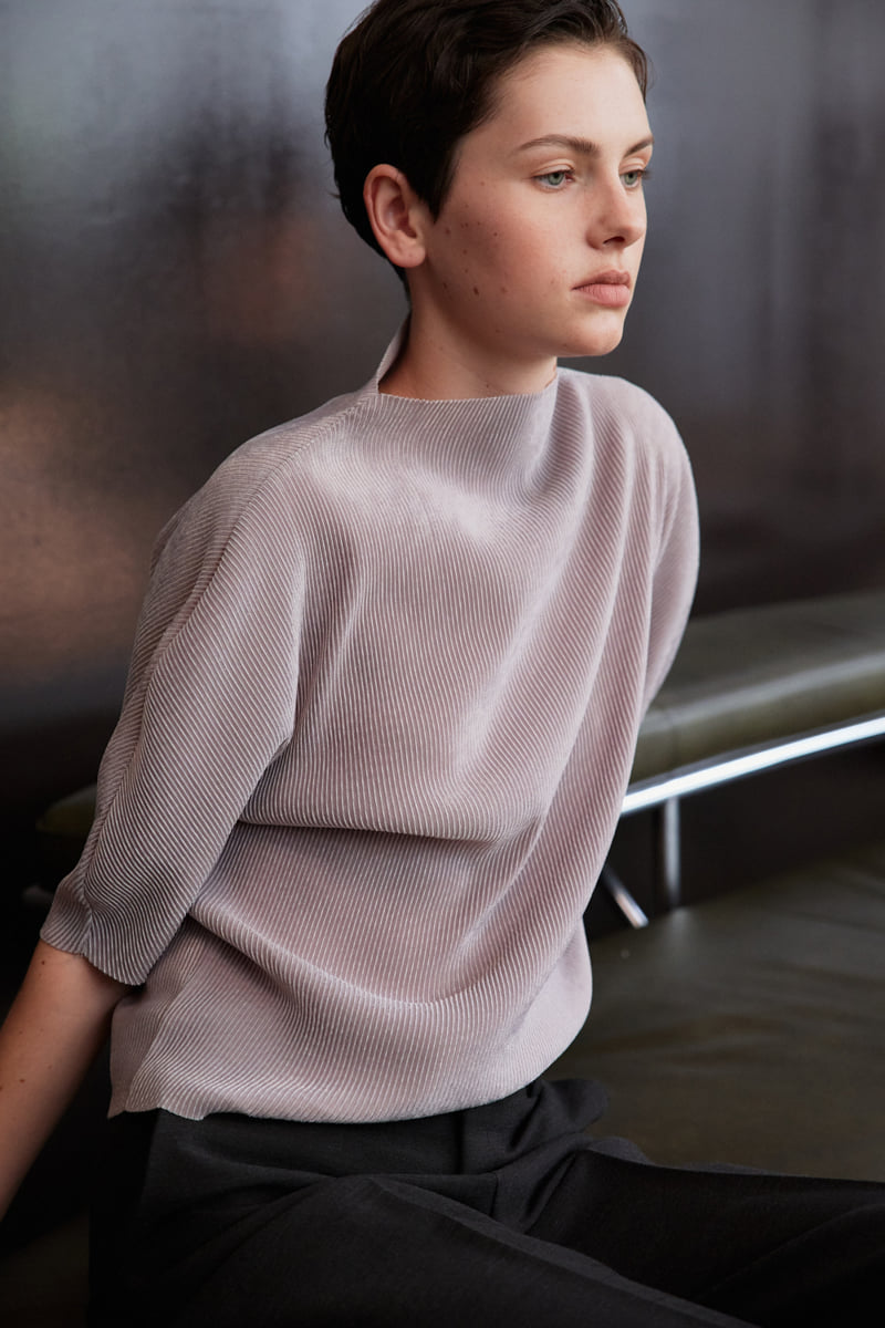 Understanding - Korean Women Fashion - #momslook - Volume Bell Pleats Blouse - 11