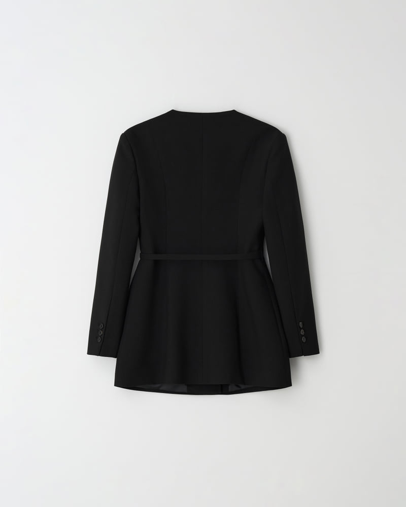 Understanding - Korean Women Fashion - #momslook - Scoop Neck Line Jacket - 8