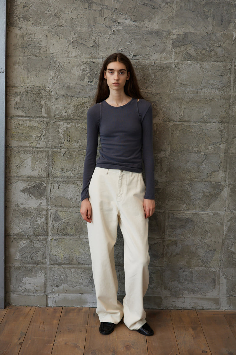 Understanding - Korean Women Fashion - #momslook - Cotton Bijo Denim Pants - 7