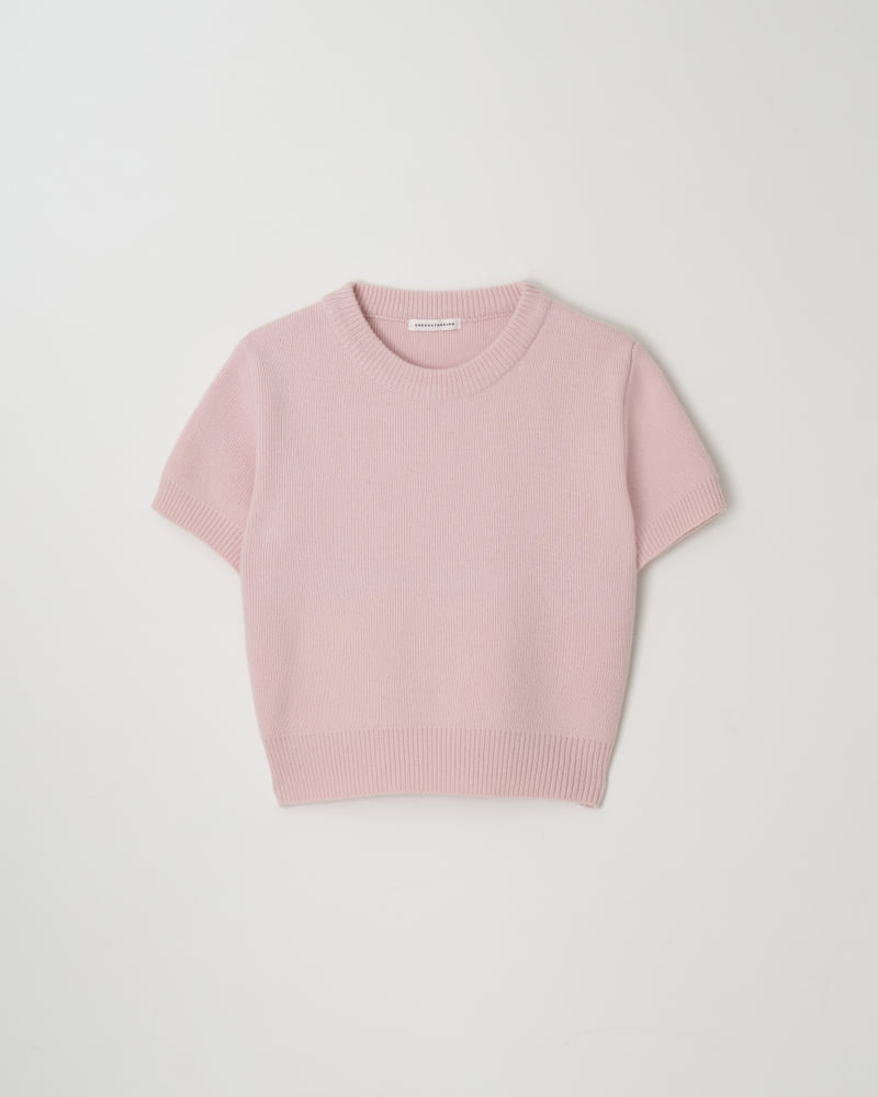 Understanding - Korean Women Fashion - #momslook - Cashmere Half Sleeved Knit Top - 10