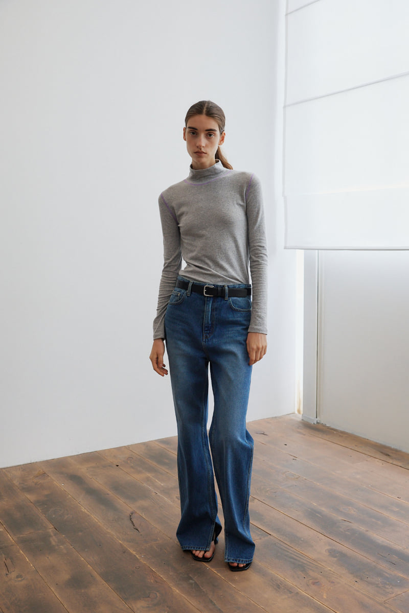 Understanding - Korean Women Fashion - #momslook - Brush Slit Denim Pants