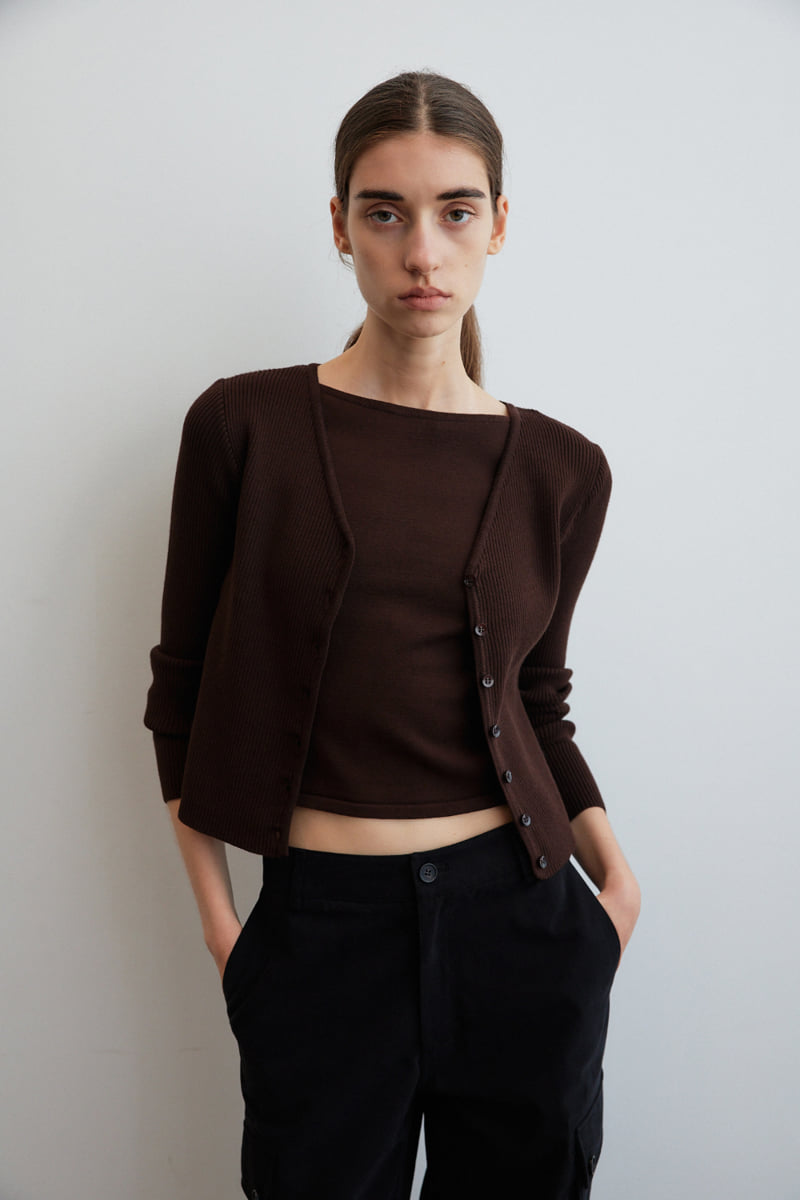 Understanding - Korean Women Fashion - #womensfashion - Boat Knit Cardigan - 4
