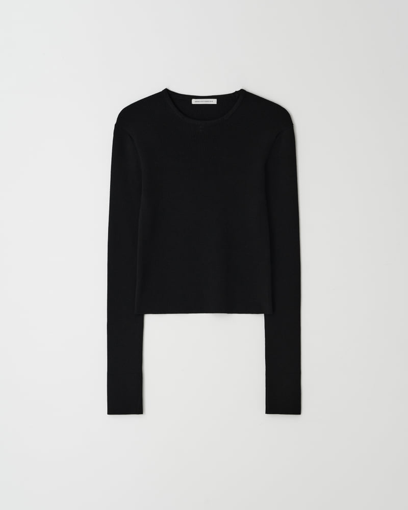 Understanding - Korean Women Fashion - #momslook - Roll-up Soft Round Knitwear - 10