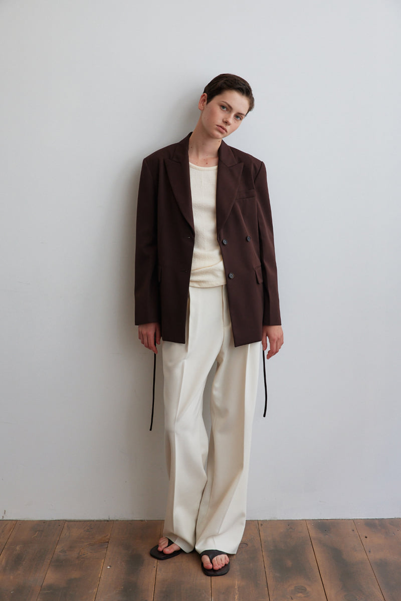 Understanding - Korean Women Fashion - #momslook - Autumn One-tuck Pants - 2