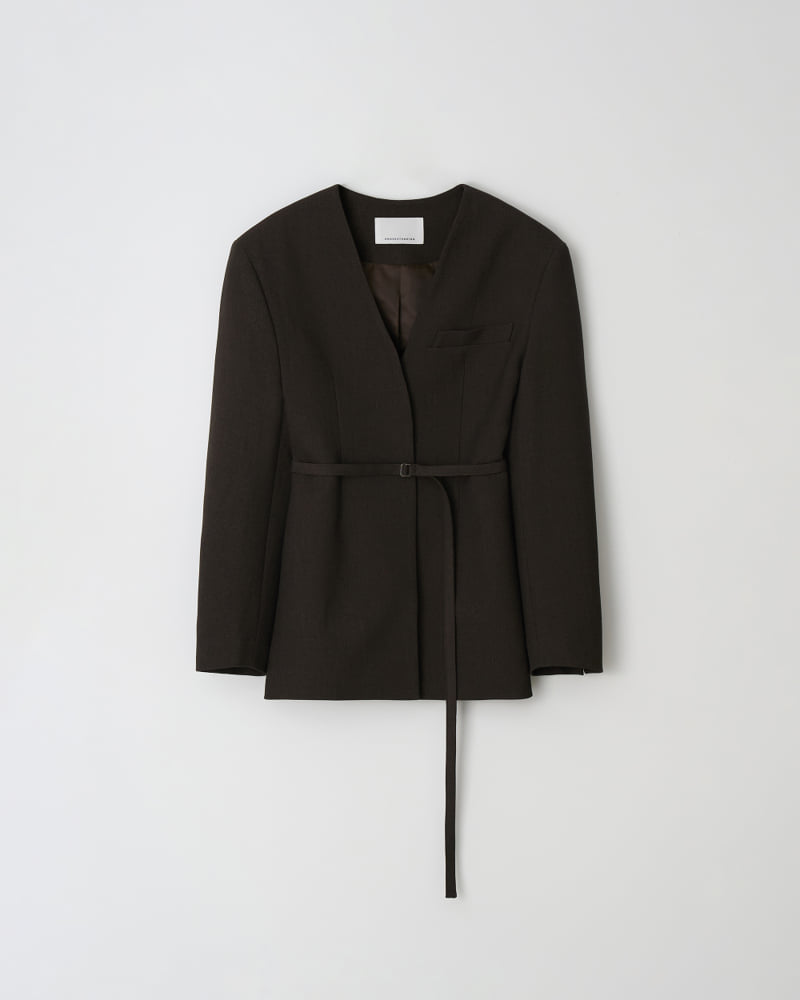 Understanding - Korean Women Fashion - #momslook - V-Neck Slim Fit Jacket - 6