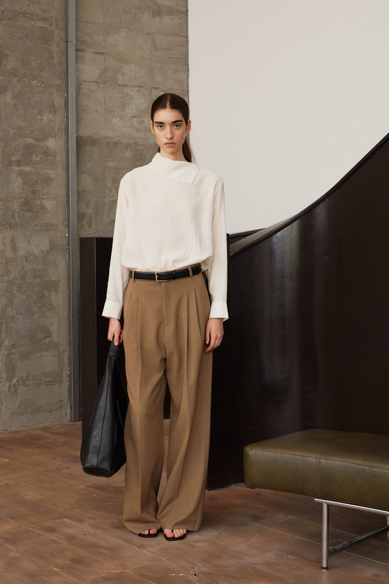 Understanding - Korean Women Fashion - #momslook - Autumn Wide Two-tuck Joseph Pants - 2