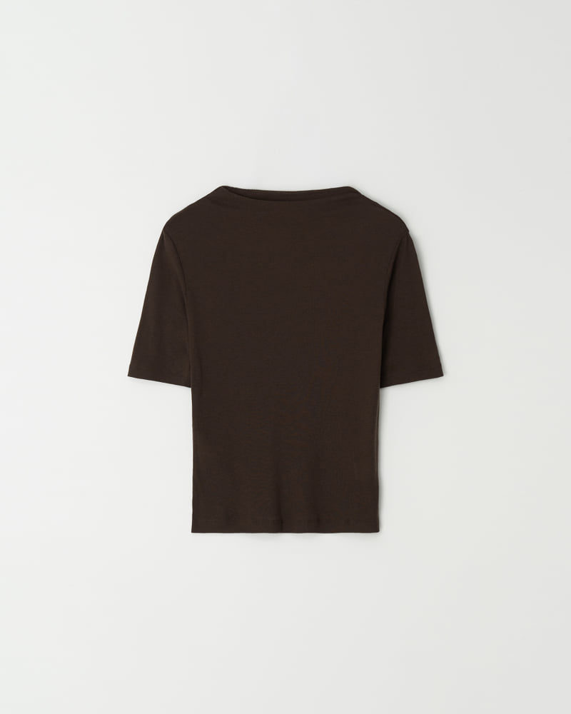 Understanding - Korean Women Fashion - #momslook - Merino Half Neck Tee - 12