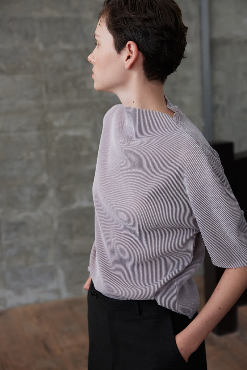 Understanding - Korean Women Fashion - #pursuepretty - Volume Bell Pleats Blouse - 5