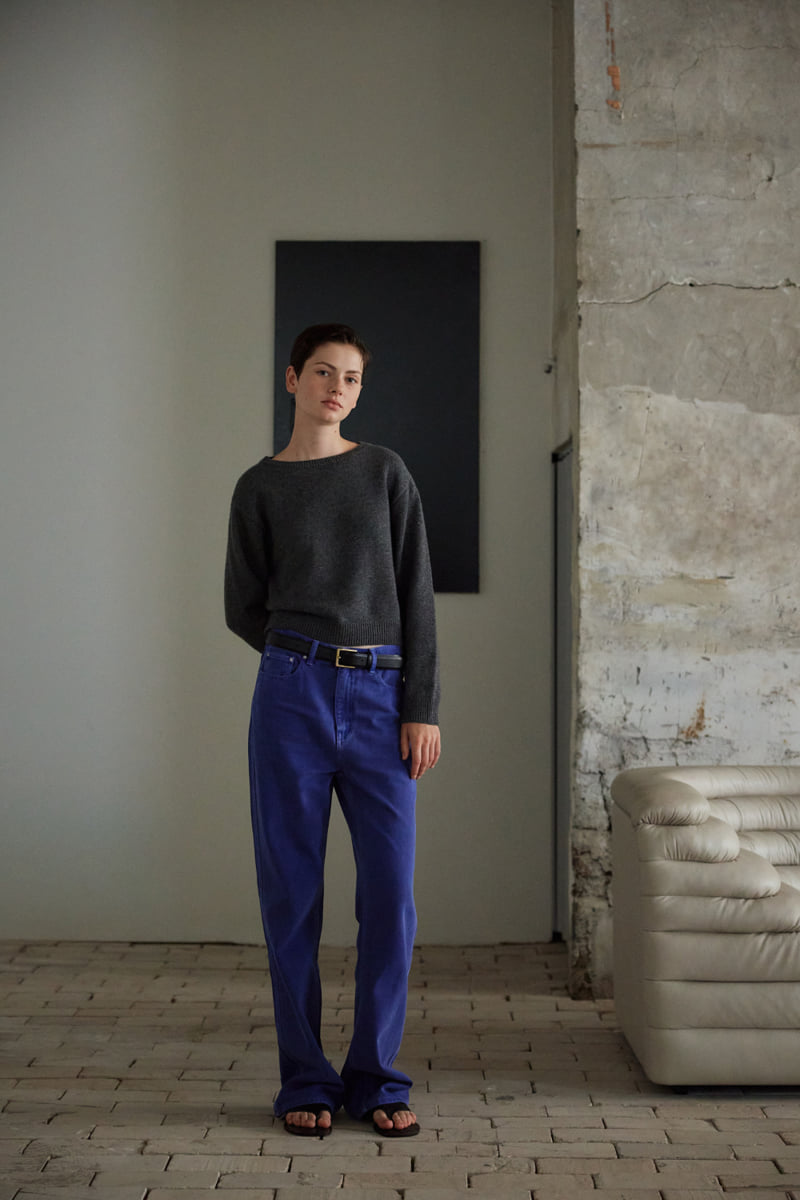 Understanding - Korean Women Fashion - #restrostyle - Cotton Blue Denim Pants - 5