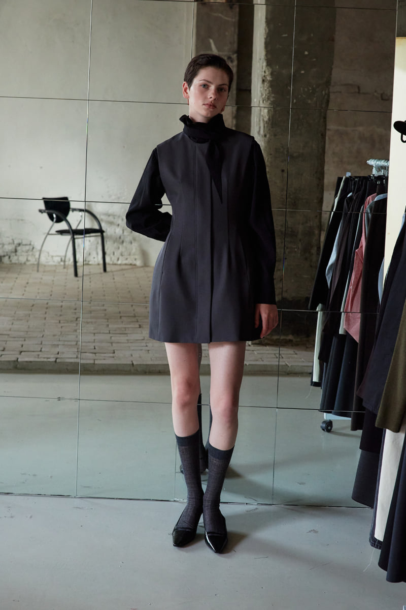 Understanding - Korean Women Fashion - #pursuepretty - Edge Line One-piece - 4