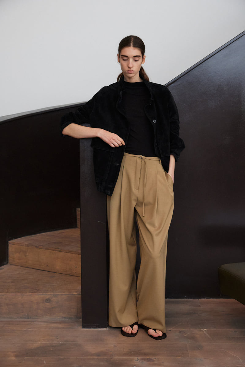 Understanding - Korean Women Fashion - #restrostyle - Merino Half Neck Tee - 7