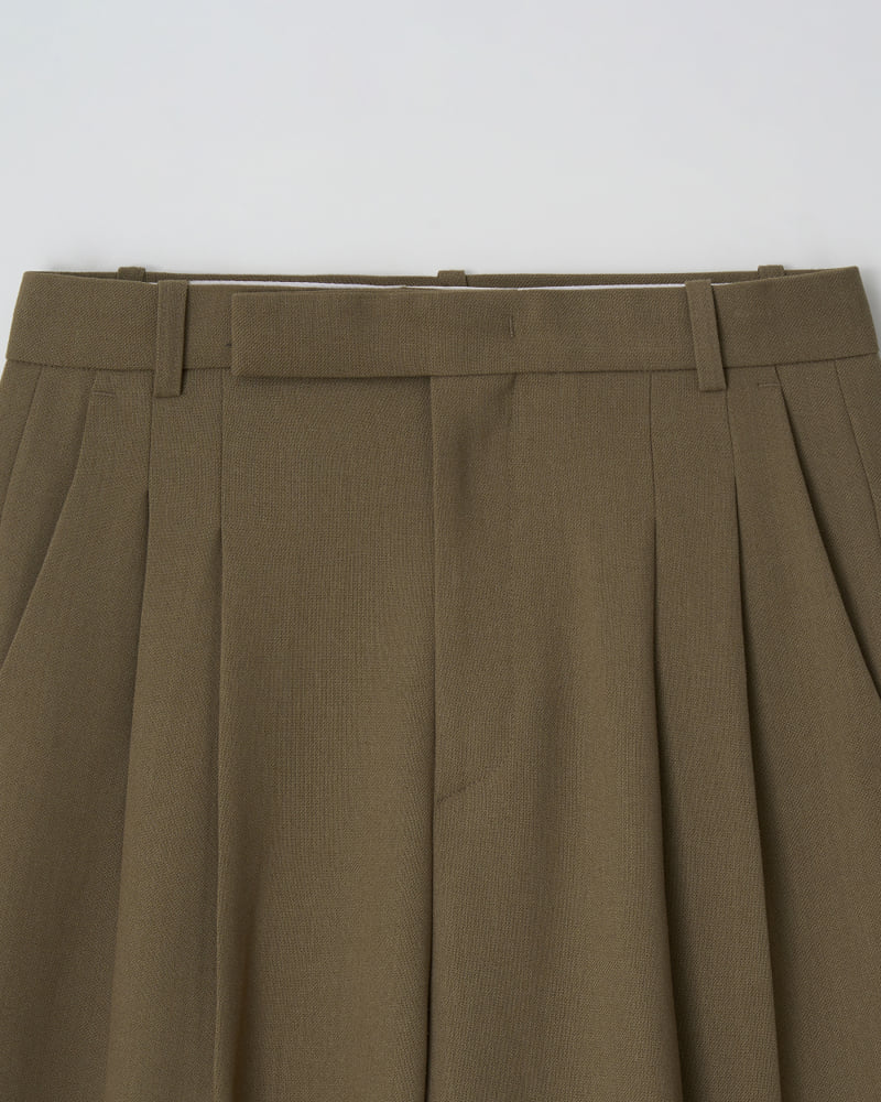Understanding - Korean Women Fashion - #romanticstyle - Autumn Wide Two-tuck Joseph Pants - 12