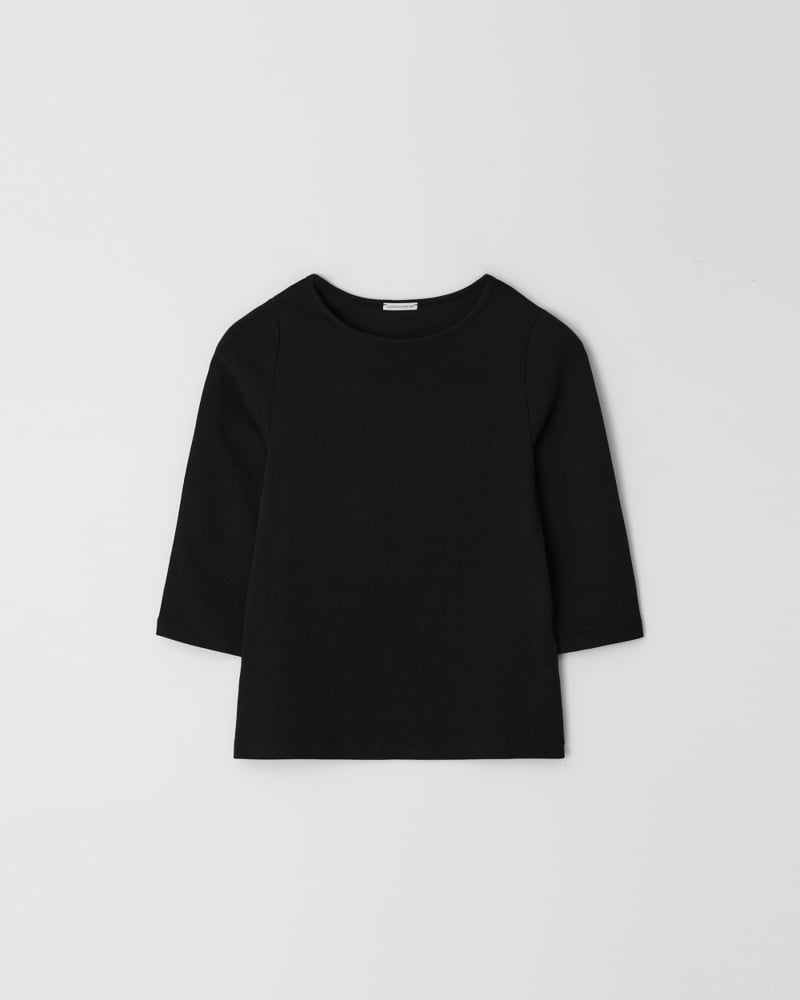 Understanding - Korean Women Fashion - #romanticstyle - Round Midi Sleeved Tee - 6