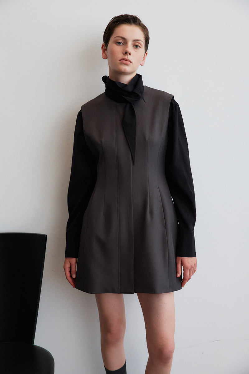 Understanding - Korean Women Fashion - #shopsmall - Edge Line One-piece - 6