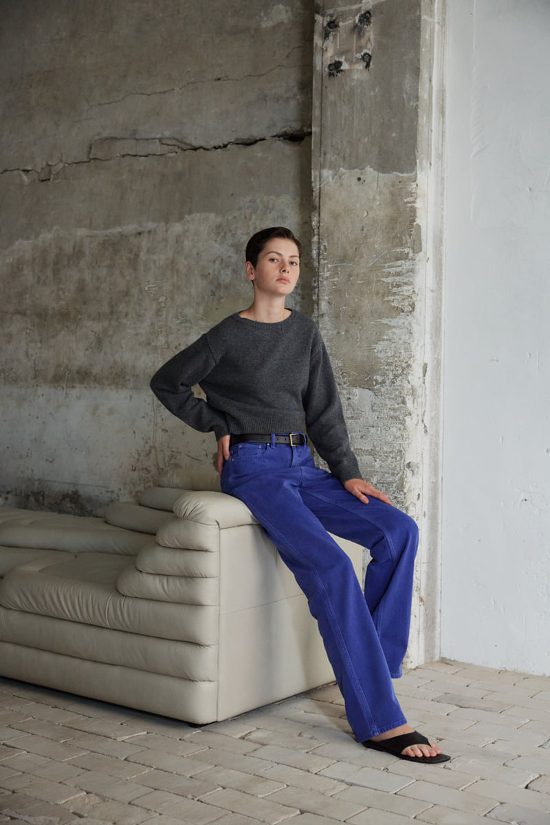 Understanding - Korean Women Fashion - #thatsdarling - Cotton Blue Denim Pants - 8