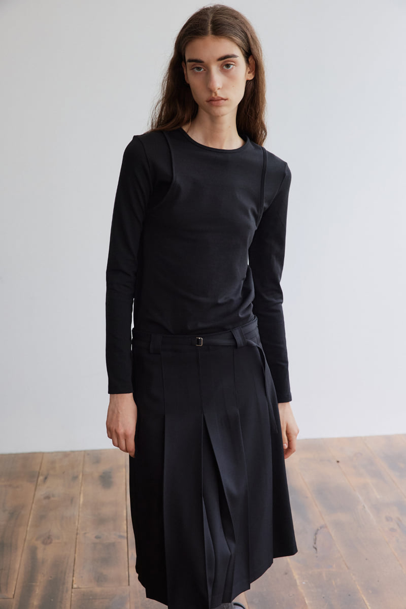 Understanding - Korean Women Fashion - #shopsmall - Binding Long Sleeved Tee - 4