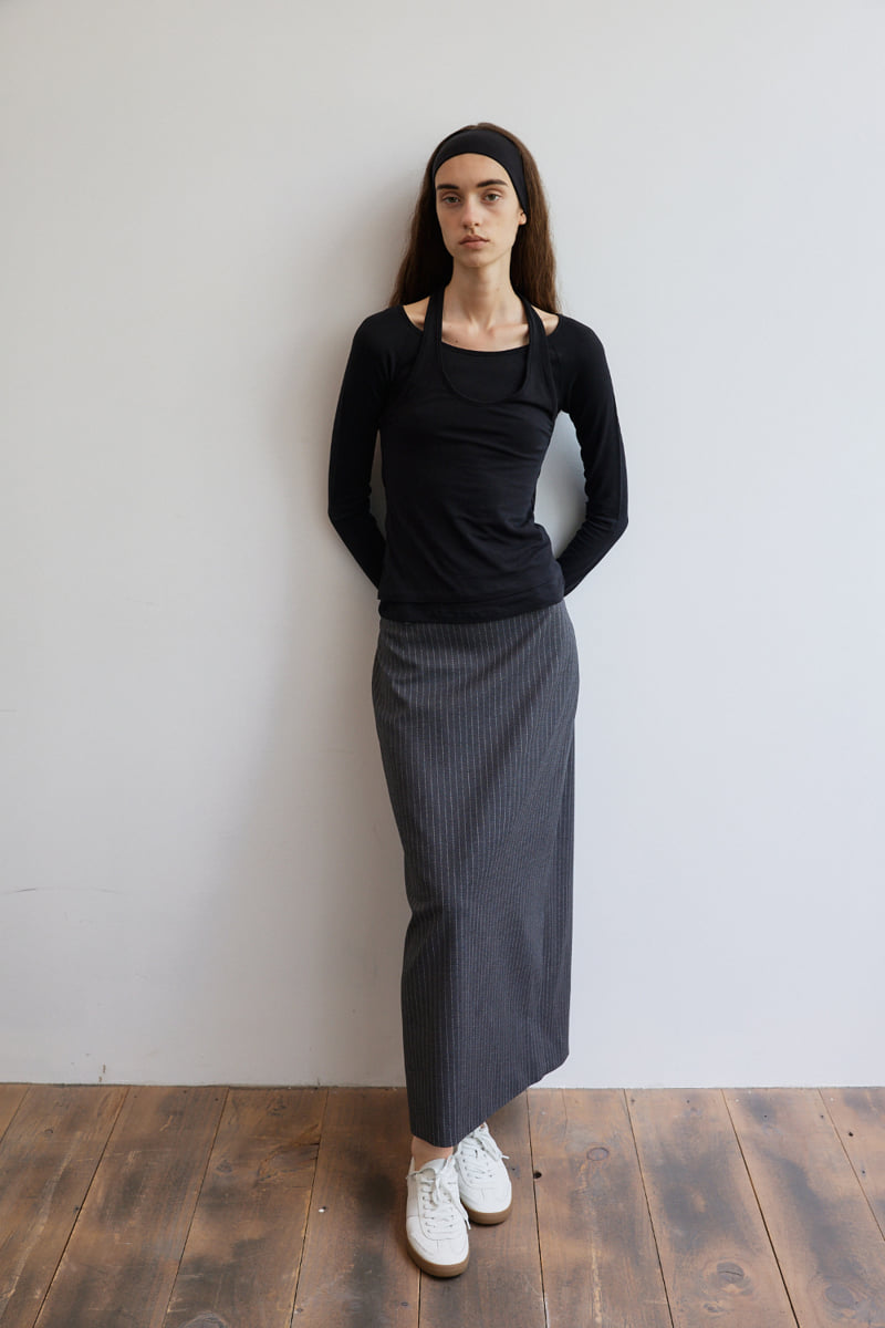 Understanding - Korean Women Fashion - #thatsdarling - Autumn Maxi Long Skirt - 2