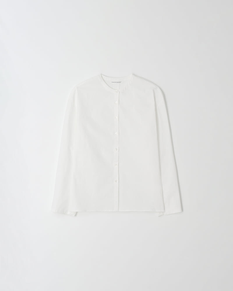 Understanding - Korean Women Fashion - #thatsdarling - Henry Neck Slit Shirt - 7