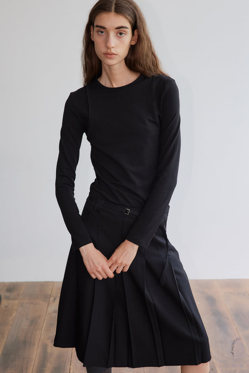 Understanding - Korean Women Fashion - #thelittlethings - Binding Long Sleeved Tee - 5