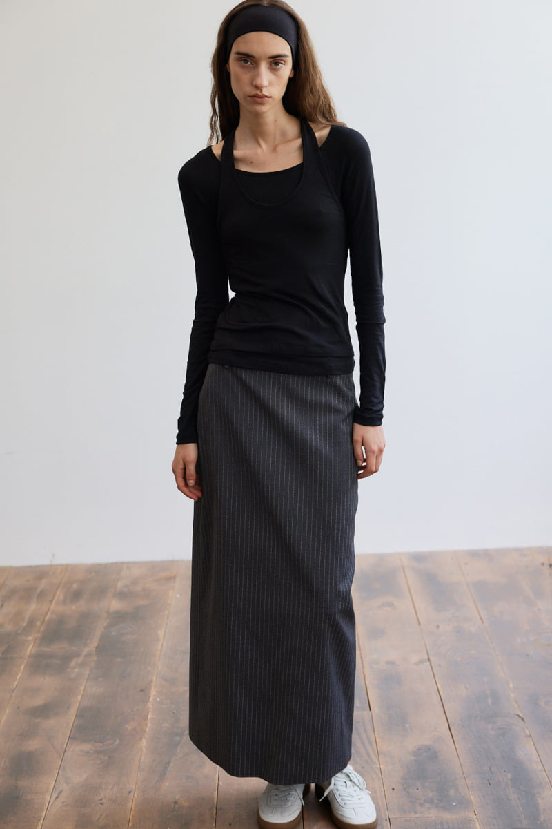 Understanding - Korean Women Fashion - #thelittlethings - Autumn Maxi Long Skirt - 3