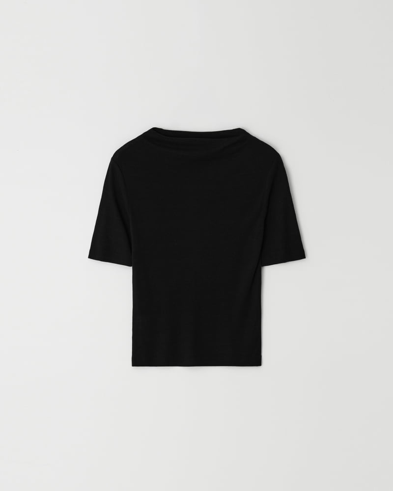 Understanding - Korean Women Fashion - #thelittlethings - Merino Half Neck Tee - 11
