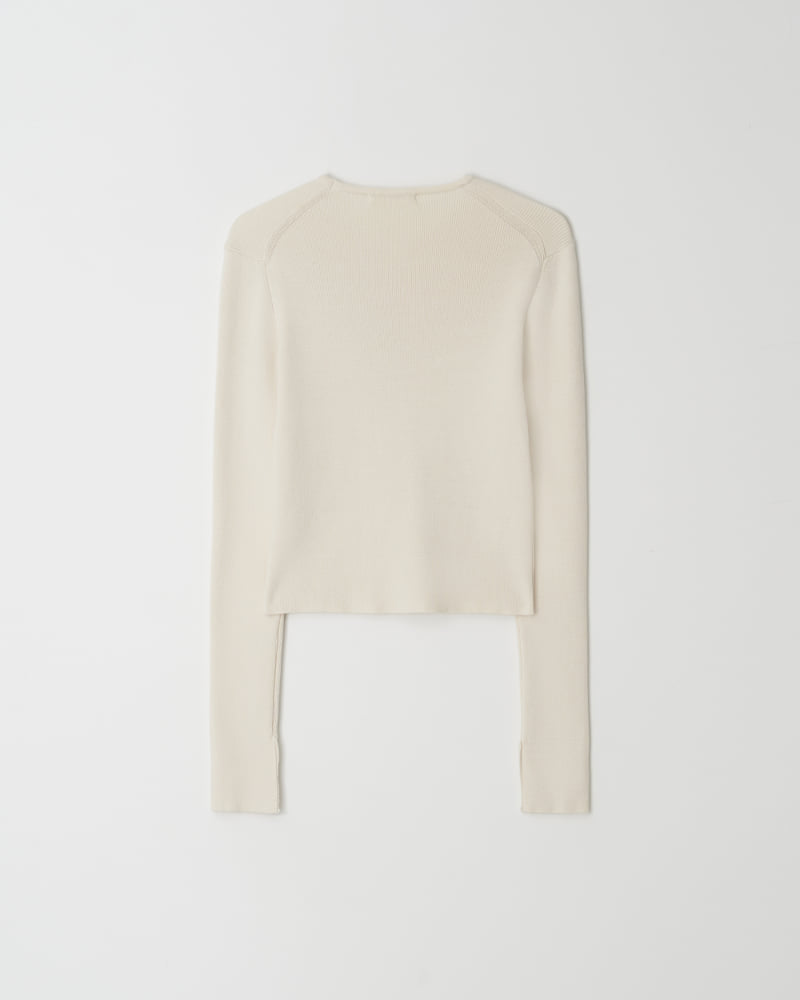 Understanding - Korean Women Fashion - #vintageinspired - Roll-up Soft Round Knitwear - 12