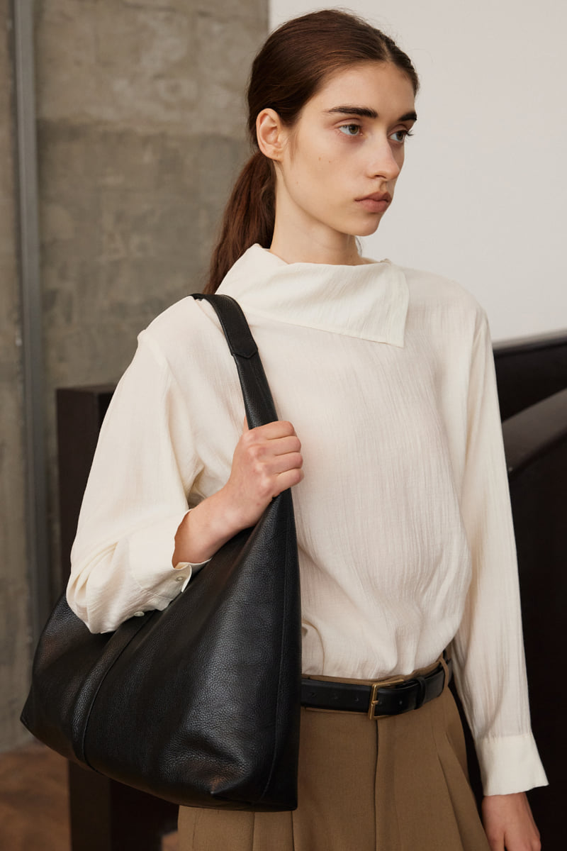 Understanding - Korean Women Fashion - #vintagekidsstyle - Side Button Collar Blouse - 5