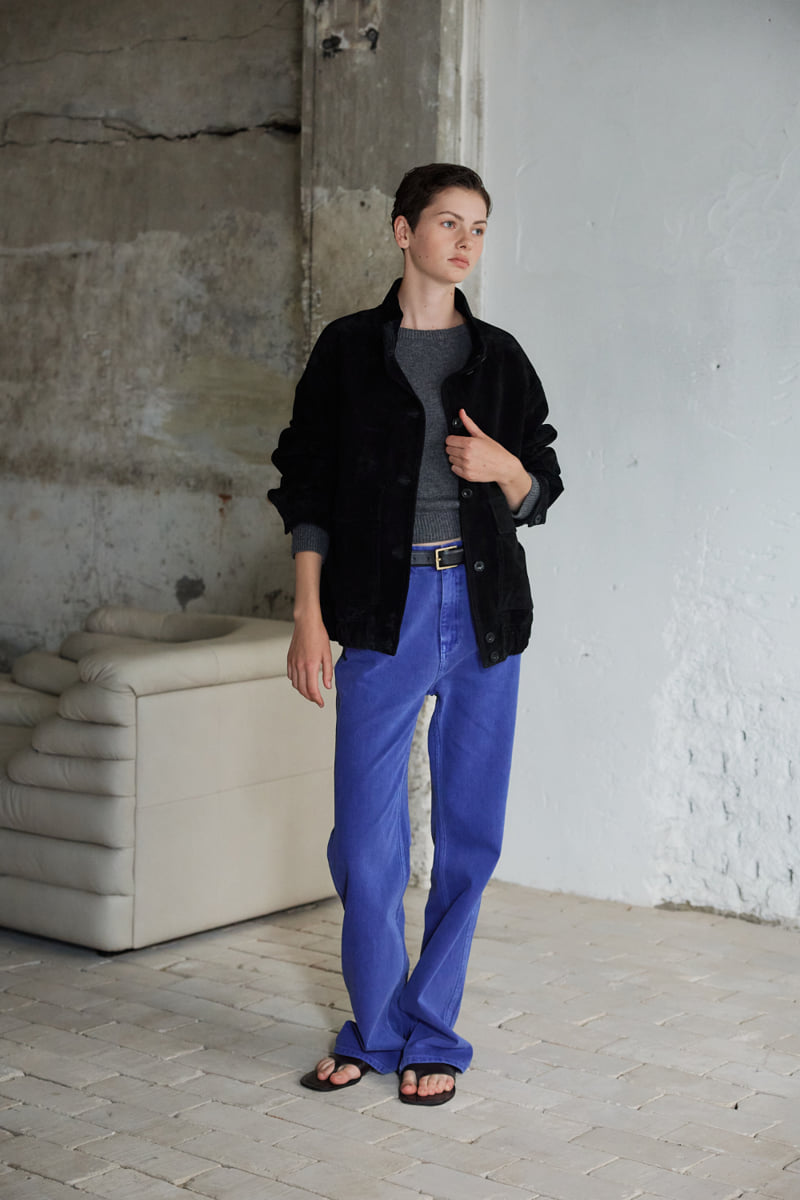 Understanding - Korean Women Fashion - #vintagekidsstyle - Cotton Blue Denim Pants - 3