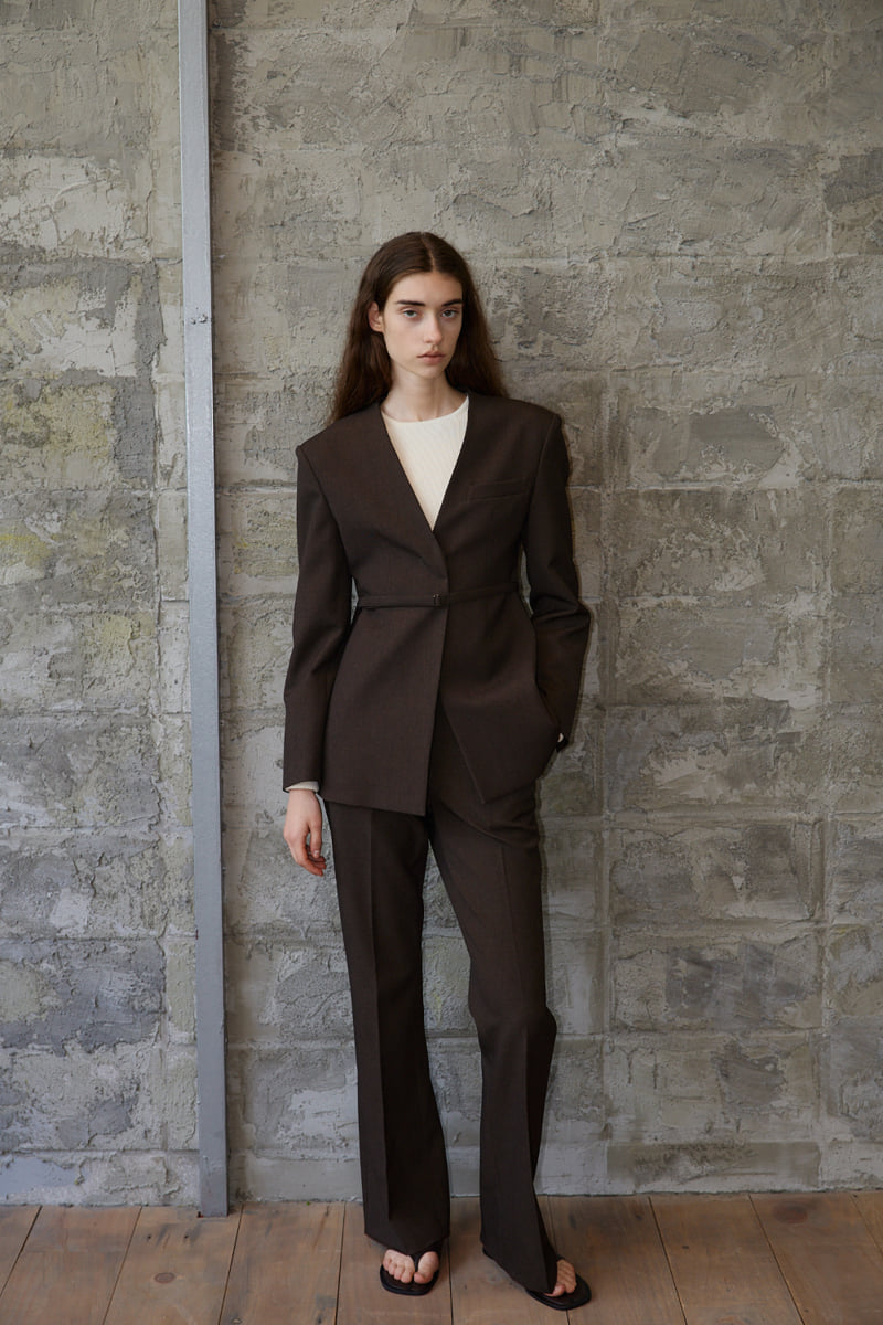 Understanding - Korean Women Fashion - #vintagekidsstyle - Autumn Semi Bootscut Slim Pants - 7