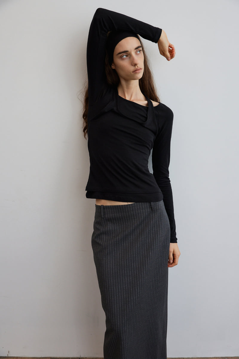 Understanding - Korean Women Fashion - #womensfashion - Mild Holter Long Sleeved Tee - 6