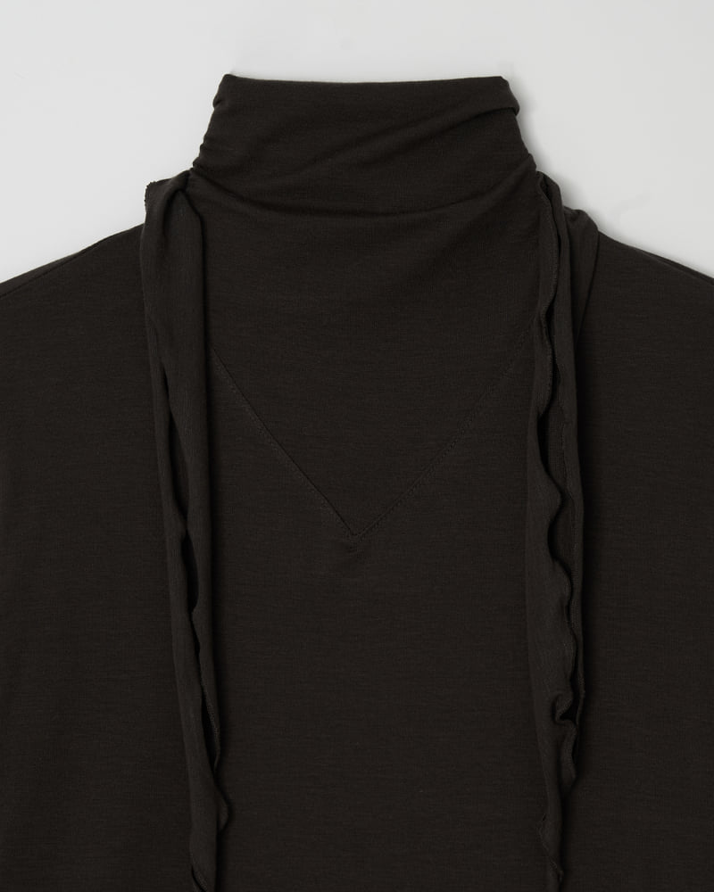 Understanding - Korean Women Fashion - #womensfashion - Scarf Tee - 12